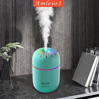 [AMLESO1] Humidificador de aire de niebla fría para casa, dormitorio, coche, sala de estar, 300 ml