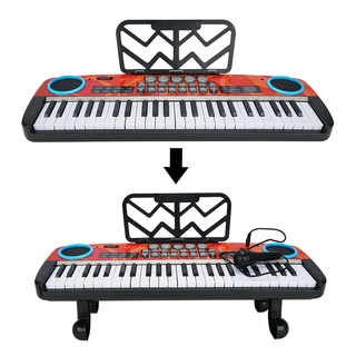 [sudeyte] 4901a piano electrónico 49 teclas multimodo juguetes musicales para principiantes niños regalo