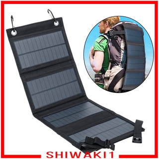 [SHIWAKI1] 20w Panel Solar plegable estación de energía al aire libre Camping senderismo cargador de teléfono (1)
