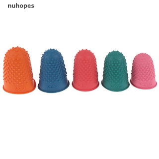 Nuhopes 5Pcs Counting Cone Rubber Thimble Protector Sewing Quilter Finger Tip Craft CL