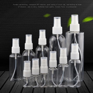 Pet Spray botella Pet transparente Material hilo detalle diseño transparente