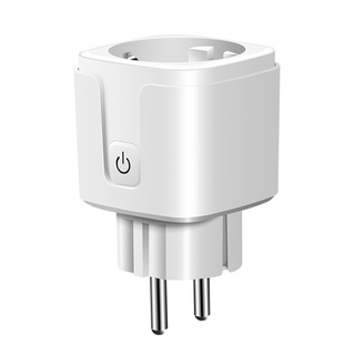 wifi smart plug 16a ac90-250v adaptador inalámbrico remoto control de voz monitor de alimentación temporizador zócalo para apple homekit-eu plug