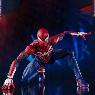 15cm Marvel Figure SHF SHF S.H.Figuarts For PS4 Game Spiderman advanced suit child toy Xmas gift (6)