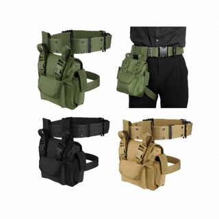 Outdoor Tactical Drop Leg Thigh Bag Waist Belt Mens Utility Waterproof Bag