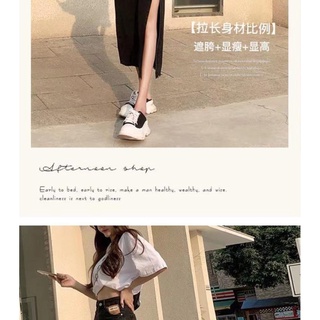 Cintura alta lateral hendidura falda de mezclilla mujer verano 2021 (9)