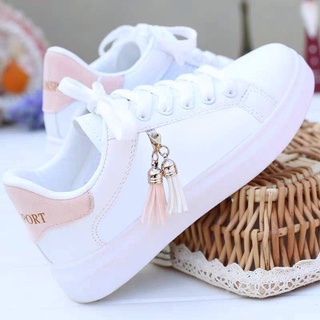 malla blanco zapatos de las señoras transpirable zapatos estudiantes coreano casual zapatos deportivos zapatos planos zapatos de mujer (1)
