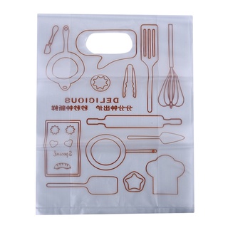 bolsas de plástico desechables para postres de pan/bolsas de embalaje de transporte/cocinar/bolsas de empaque/herramientas/bolsas de comida (5)