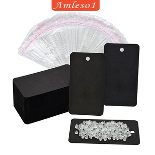 [AMLESO1] Paquete de 300 piezas de aretes/tarjetas de autosellado/collar/joyería/pantalla