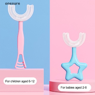 onesure Children’s U-shape Toothbrush For 360° Cleansing Baby Soft Teeth Clean Brush .