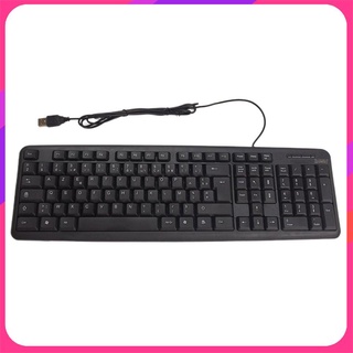 Fk - teclado francés con cable de escritorio, adecuado para teclado de oficina de negocios