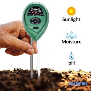 [Jinkeqfine] probador de PH 3 en 1 medidor de humedad de agua del suelo medidor para plantas de jardín flor