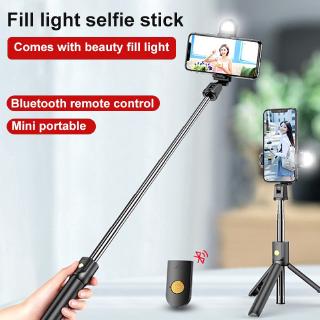 Multifuncional Selfie Stick K10-S Bluetooth trípode de relleno de luz Selfie palo