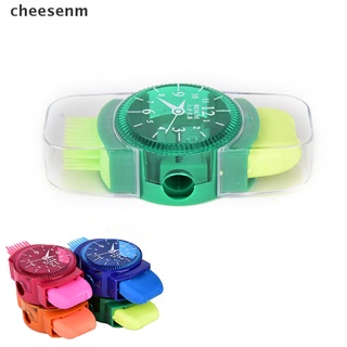 (hotsale) Watches Sliced Pencil Sharpener With Erasers Brush for Office School Supplie {bigsale}