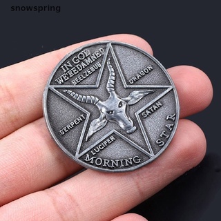 snowspring lucifer morningstar satanic pentecostés insignia moneda tv show cosplay prop metal moneda cl