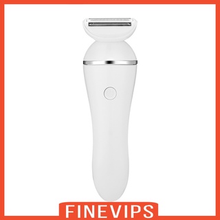 [FINEVIPS] Afeitadora eléctrica de uso húmedo y seco Bikini depilación cuerpo maquinilla de afeitar para cara