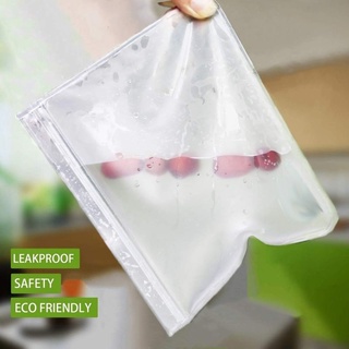 honolulu1 A Set Translucent Frosted PEVA Food Storage Bag Refrigerator Self-sealing Bag (6)