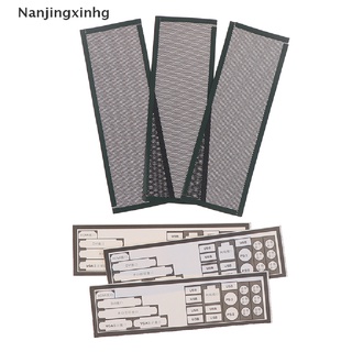 [nanjingxinhg] 3 piezas de filtro de polvo de pvc universal diy shield placa trasera para chasis de ordenador e/s [caliente] (6)