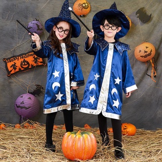 Disfraz de Halloween para niños, disfraces de brujas para niñas, capa de Harry Potter para niños, ropa de Halloween