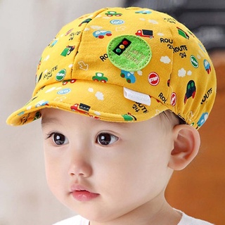 KHALILAH Lovely Infant Hat Kids Casual Hats Baby Baseball Cap Newborn Fashion Toddler Girl Boy Little Car Beret Cap (3)