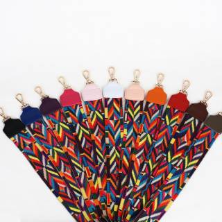 Bolsa de correa larga arco iris gran tamaño TRIBAL VALENTINO cuerda bolsa