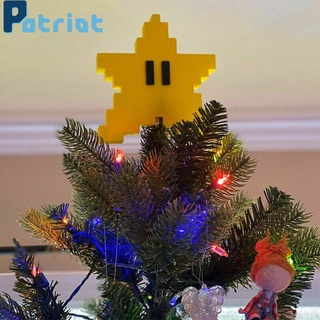[navidad super marios bros estrella para árbol de navidad productos de decoración del hogar] (1)