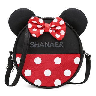Bebé Mickey Minnie bolso de hombro lindo de dibujos animados bolsa de la escuela (5)