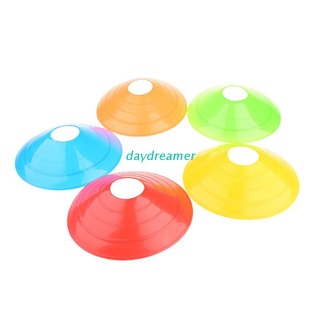 DAY 50 Pack Soccer Cones Disc Cone Sets with Holder and Bag for Training, Field Cone Markers Football, Kids, Sports