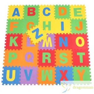 Alfabeto (A-Z) Rompecabezas Piso Alfombras De Espuma Conjunto Azulejos Estera Educativo Aprendizaje Juguete Para Niños Pequeños Bebé