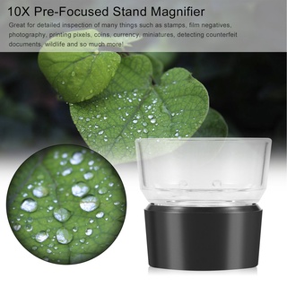 10X Stand Magnifier Loupes Distortion-free Inspecting for Stamps Currency