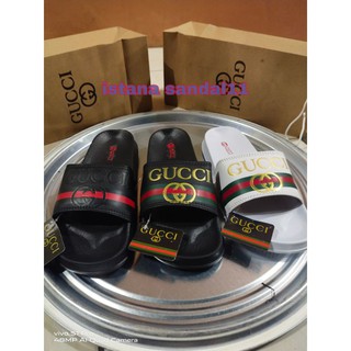 Gucci completo negro diapositivas para hombres mujeres | Zapatillas de niña Slop | Sandalias slop | Sandalias (1)