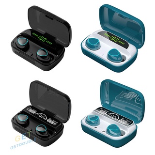 (GB) Tws Bluetooth 5.1 auriculares inalámbricos auriculares deportivos impermeables intrauditivos