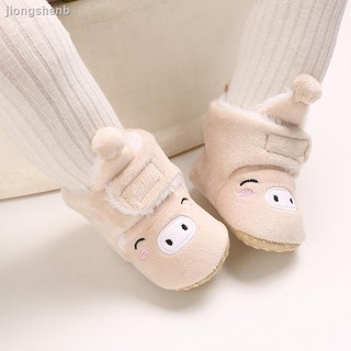◄☇zapatos infantiles de invierno para bebés 0-1 años de edad 5 zapatos de algodón para bebé recién nacido velcro 3-9- (1)