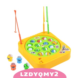 [Limit Time] divertido juguete giratorio de pesca colorido juego de desarrollo electrónico