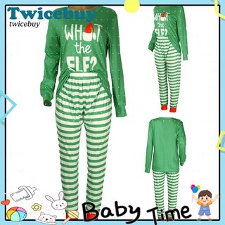 Twicebuy Conjunto De ropa suave Para padres E hijos con estampado De navidad