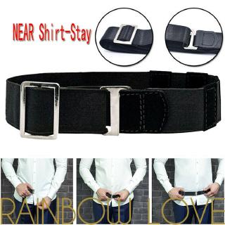 Fácil camisa estancia cinturón ajustable/a prueba de arrugas camisa titular correas/camisa de bloqueo cinturón para mujeres hombres trabajo entrevista
