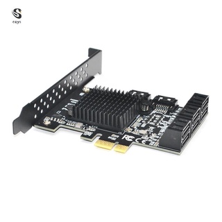 Expansion Card Adapter SATA 3 Converter with Heat Sink for HDD Ready Stock