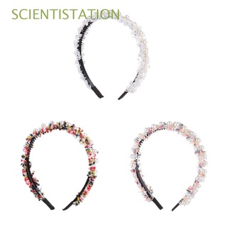 científico nueva perla diadema accesorios para el cabello clips bandas para el pelo mujeres antideslizante colorido adulto horquilla