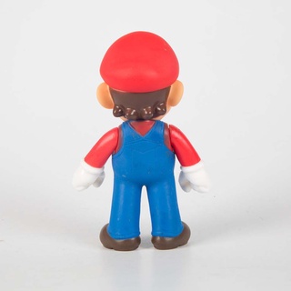 JENNIFERDZ Lindo Figura Juguetes PVC Super Mario Bros . De Acción Estatua De Los Niños Luigi Seta Decoraciones De Escritorio Anime Modelo De (9)
