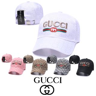 Auténtico Gucci Logo Gorra Impresión Bordado Clásico Moda Sombrero Casual Estilo Verano Deporte