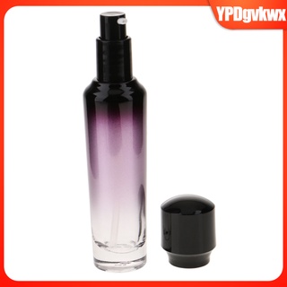 2 pzs botellas de botella de cristal recargables para crema facial cosmética (8)