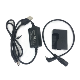 Lp-E10 batería falsa + Cable USB para Canon Cam& Power Bank como ACK-E10 DR-E10 E10