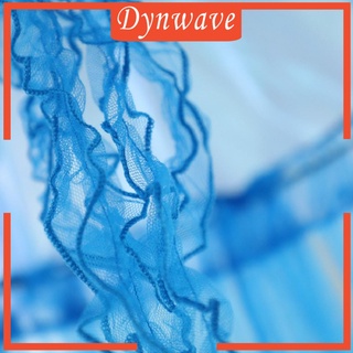 [Dynwave] mosquitera para cama de niños, diseño de cuna, cortina, tienda de campaña, color azul (9)