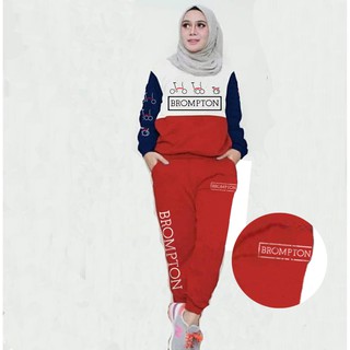Chaqueta suéter + mujer pantalones Hijab BROMPTON disponible talla M L XL XXL