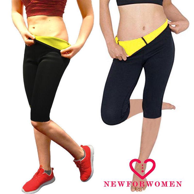 NFW♥mujer señoras cintura alta faja estiramiento yoga Casual Slim pantalones sólidos (1)