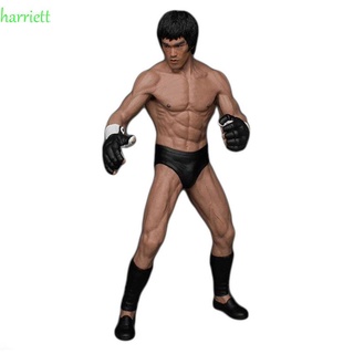 Harriett para niños regalos 1:12 miniaturas versión de lucha Bruce Lee modelo de colección Bruce Lee figuras de acción (1)