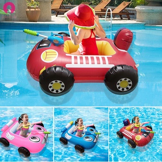 niños inflable coche piscina flotante juguete portátil anillo de natación verano agua entretenimiento juguete