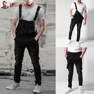Hbinbin*-*-**-*Pantalones de bolsillo para hombre/pantalones de mezclilla en general/mono/pantalones para colgar (1)