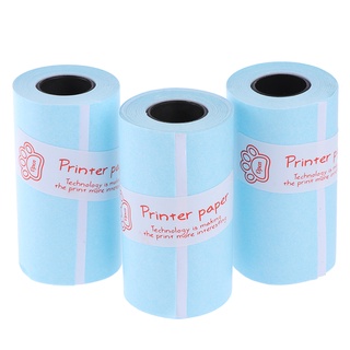 [alg] rollo de papel adhesivo imprimible 3 rollos de papel térmico directo autoadhesivo 57 x 30 mm [adorelovegood] (9)