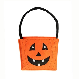 halloween tote bag niños caramelo bolsa decoraciones portátil con capucha bolso