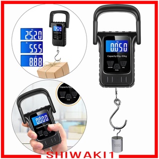 [SHIWAKI1] Báscula electrónica para colgar grúa de mano, pesaje, resistente, LCD, gancho (7)